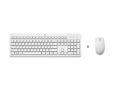 HP 230 Wireless Mouse and Keyboard Combo RUS White (3L1F0AA)