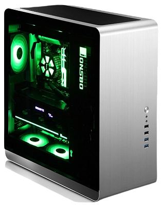Корпус Jonsbo UMX4W Black/Silver