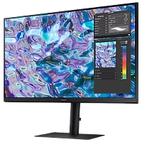 Samsung - 27" LS27B610EQMXUE 4K Monitor, IPS, 75Hz, 5mc, QHD (2560x1440), HDMI+DP, Black 