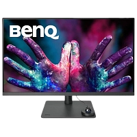 BenQ - 32" PD3205U 4K Monitor, IPS, 60Hz, 5mc, UHD(3840x2160), HDMI, Type C, KVM, Audio, Black,