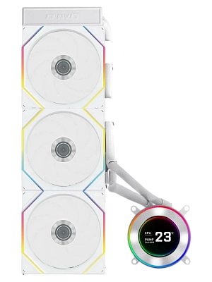 Водяной кулер Lian Li HydroShift 2 LCD-C 360R White