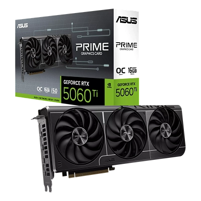 ASUS - 16GB GeForce RTX5060Ti Prime OC Edition (90YV0MH2-M0NA00)