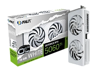 Palit - 16GB GeForce RTX5060Ti WHITE OC GDDR7 128bit 3-DP HDMI (NE7506TU19T1-GB2061M)