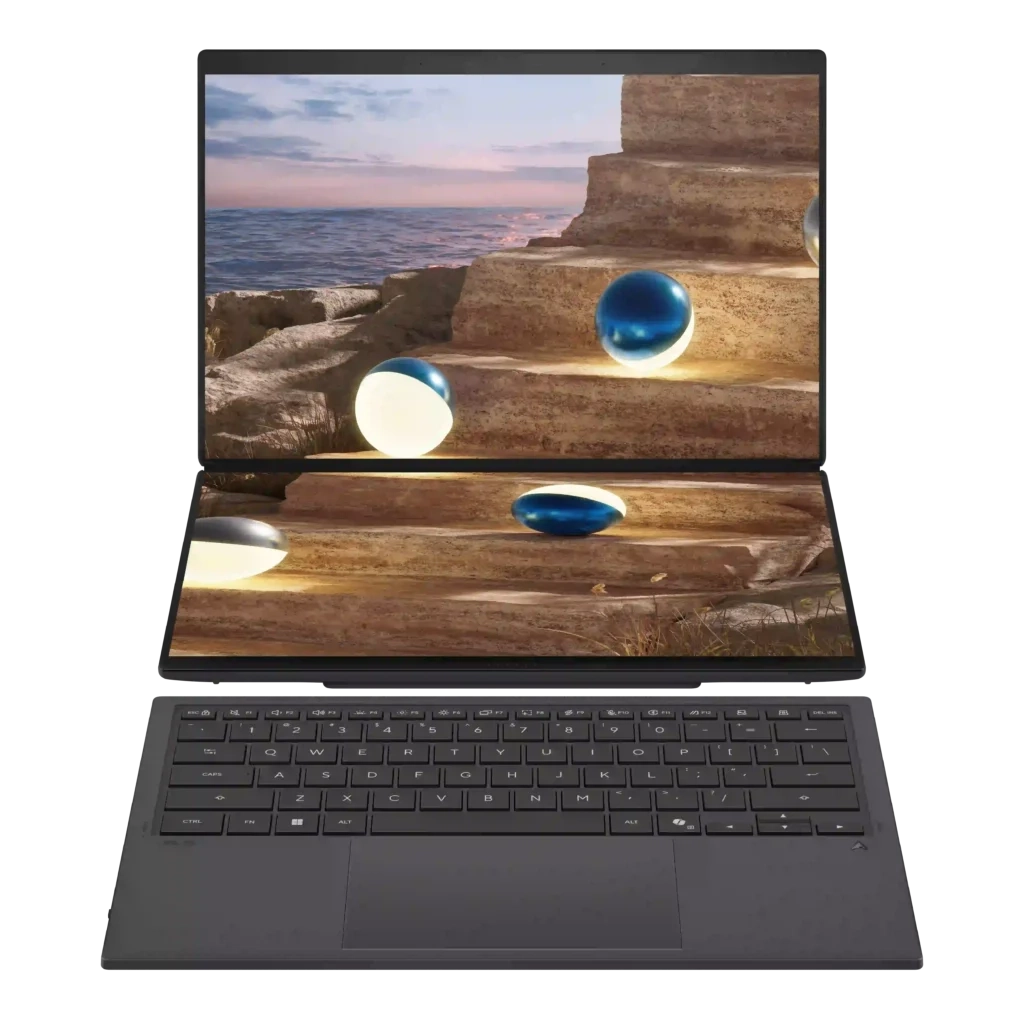 ASUS Zenbook Duo (Intel Core Ultra 9-386H/ DDR5 32GB/ SSD 1TB/ 14.0" Touch OLED 144Hz/  Integreted I
