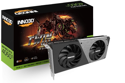 Inno3D - 8GB GeForce RTX 4060 TWIN X2 128Bit GDDR6