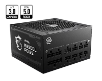 Блок питание - MSI MAG A850GL PCIE5, 80 Plus Gold, Modular, 850 Watt