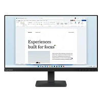 Lenovo - 24" ThinkVision S24-4e Monitor, IPS, 4ms, 100Hz, FHD (1920x1080), HDMI, VGA