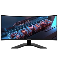 Gigabyte - 34" GS34WQCP-EK Curved Gaming Monitor, VA, 180hz, 1mc, UHD (3440 х 1440), HDMI, DisplayPo